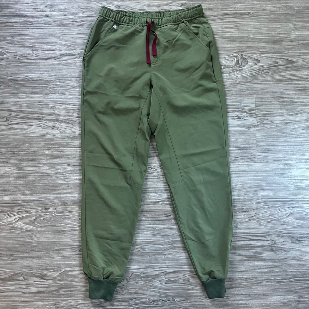 FIGS Technical Collection Olive Green Jogger Scrub Pants Small MXXSW2004